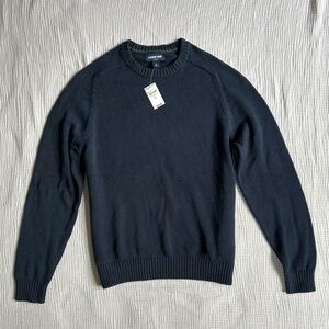 NWT Lands' End Men’s Navy Crewneck Sweater